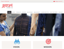 Tablet Screenshot of gouriindia.com